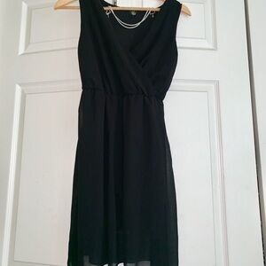 Poof mini black dress